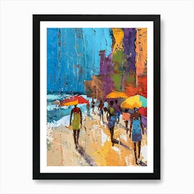 Colorful Beach 7 Art Print