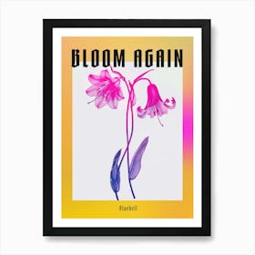 Hot Pink Bluebell 1 Poster Art Print