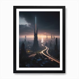 AI World Art Print