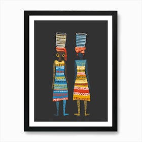 Two African Women 6 Art Print