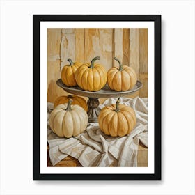 Pumpkins no1 Art Print