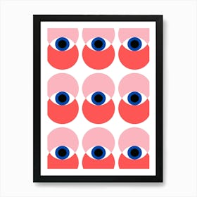 Eyeballs Art Print