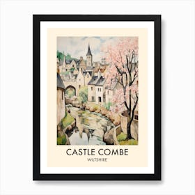 Castle Combe (Wiltshire) Painting 1 Travel Poster Art Print