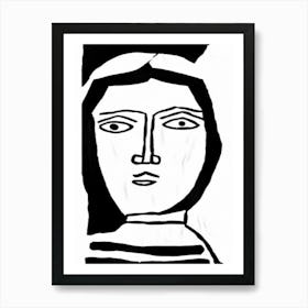 Portrait Of A Woman 1 Art Print