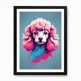 Beautiful Poodle Art Print