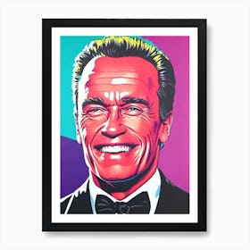 Arnold Schwarzenegger Pop Movies Art Movies Art Print