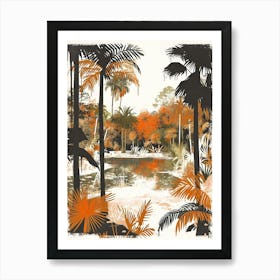 Audubon Park Retro Lithograph 3 Art Print