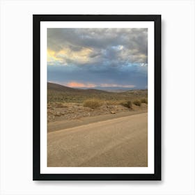 Sunset In The Desert 1 Art Print