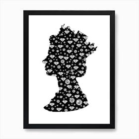 Queen Elizabeth II Diamond Jubilee Portrait Art Print Art Print