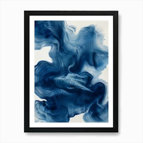 'Blue Wave' 2 Art Print