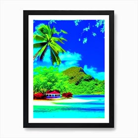 Mamanuca Islands Fiji Pop Art Photography Tropical Destination Art Print