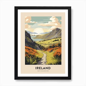 West Highland Way Ireland 1 Vintage Hiking Travel Poster Art Print