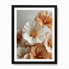 Paper Flowers 3 Art Print