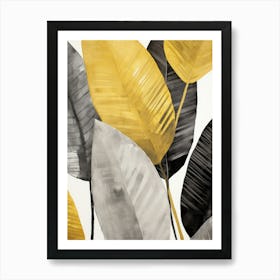 Yellow Leaves Canvas Art Art Print