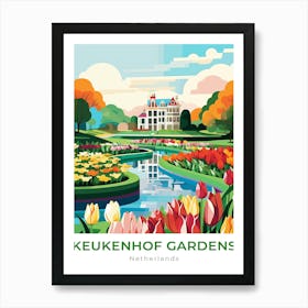 Netherlands Keukenhof Gardens Travel Art Print