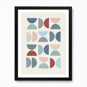 Geometric Shapes 20 2 Art Print