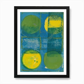 Green And Yellow 1 Art Print