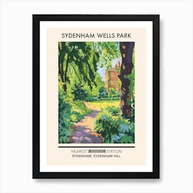 Sydenham Wells Park London Parks Garden 2 Art Print