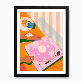 Put Your Records On Art Print