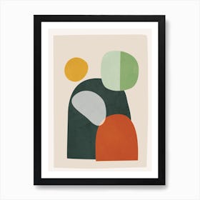 Colorful Abstract Shapes 3 Art Print