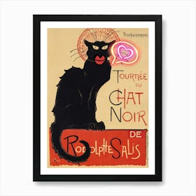 Tournee Du Chat Noir Art Print