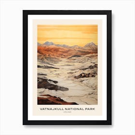 Vatnajkull National Park Iceland 1 Poster Art Print