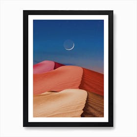Abstract Dunes 320 Art Print
