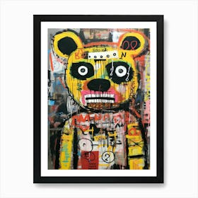 Depressed bear Art Print