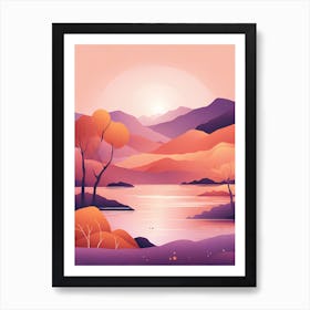 Landscape 2 VECTOR ART Art Print