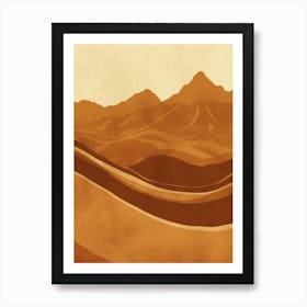 Desert Landscape 46 Art Print