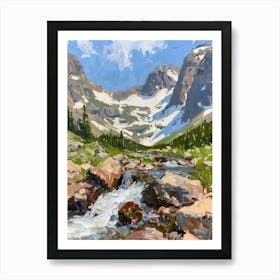 Rocky Mountain Stream Art Print