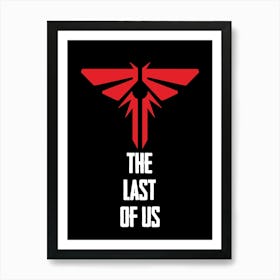 Last Of Us Logo Art Print