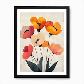 Flowers In A Vase 80 Art Print