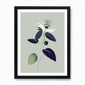 Passion Flower Herb Simplicity Art Print