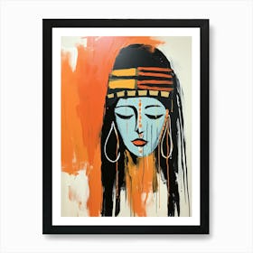 Bohemian Harmony, Boho Art Style Art Print