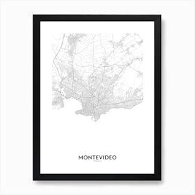 Montevideo Art Print