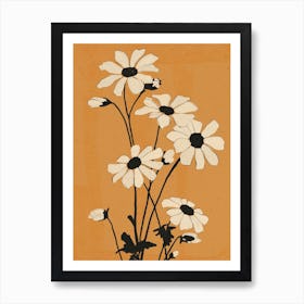 Daisy Flowers 7 Art Print