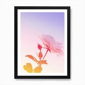 Rose Pastel Art Print