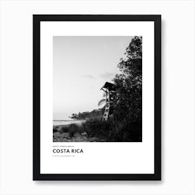 Coordinates Poster Costa Rica Art Print