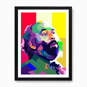 Luciano Pavarotti Opera Musical Pop Art WPAP Art Print