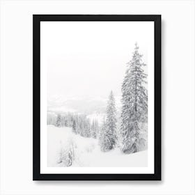 Blizzard Landscape Art Print