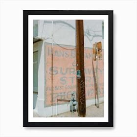 Marfa Texas VII on Film Art Print