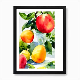 Pepino Italian Watercolour fruit Art Print
