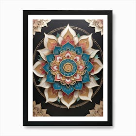 Lotus Flower India Art Print