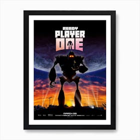 Ready player one iron giant Art Print