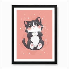 Kawaii Cat 6 Art Print