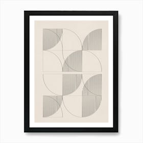 Geometrical Play 11 Art Print