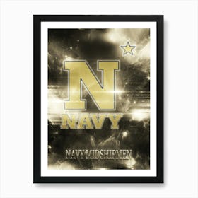 Navy Midshipmen Art Print