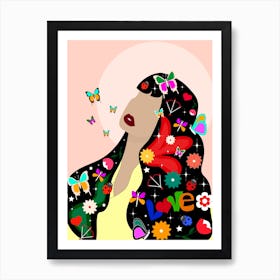 Goddess of love 1 Art Print