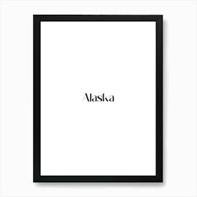 Alaska city. Art Print